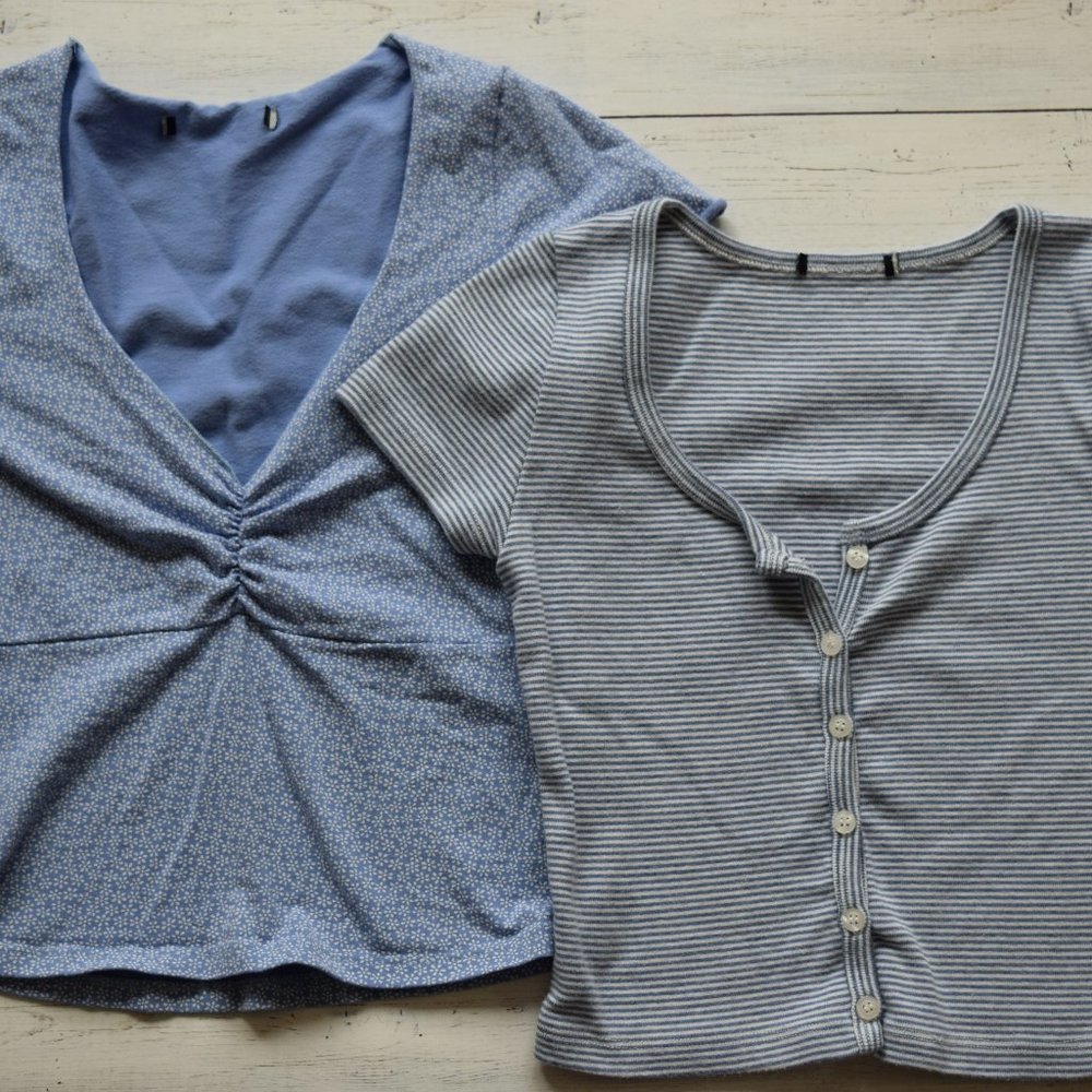 2 Brandy Melville XS Cotton Tops for 1 Price
